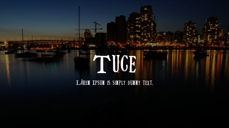 Tuce Font