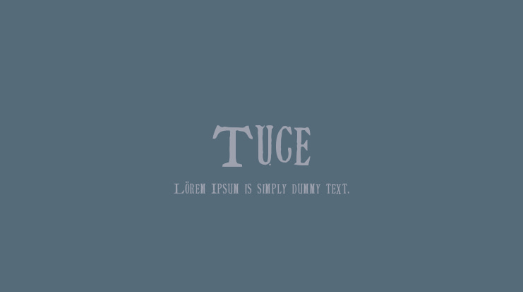 Tuce Font