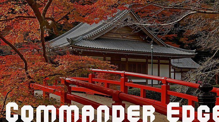 Commander Edge Font