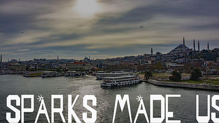 SPARKS MADE US Font