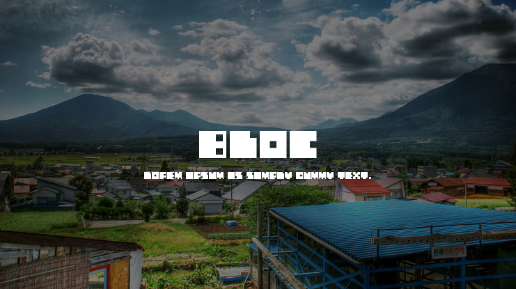 Bloc Font
