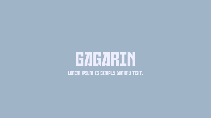 Gagarin Font Family
