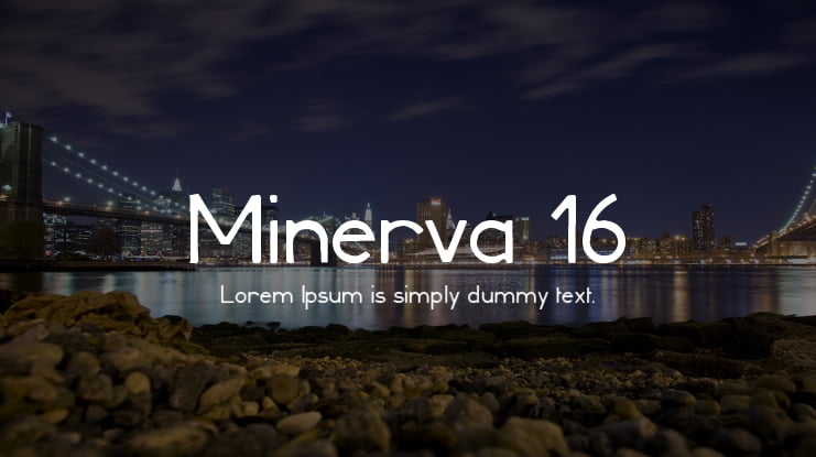 Minerva 16 Font Family