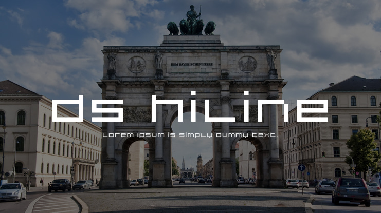 DS Hiline Font