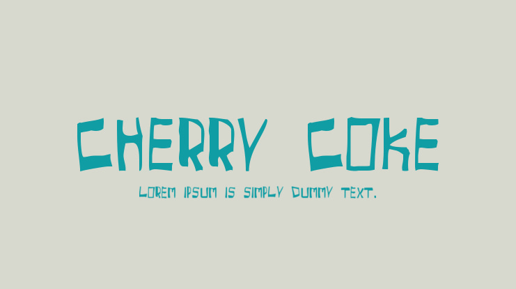 Cherry Coke Font