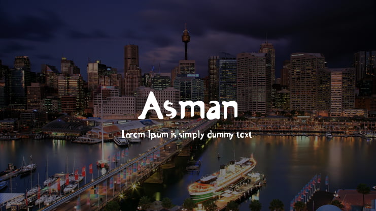 Asman Font