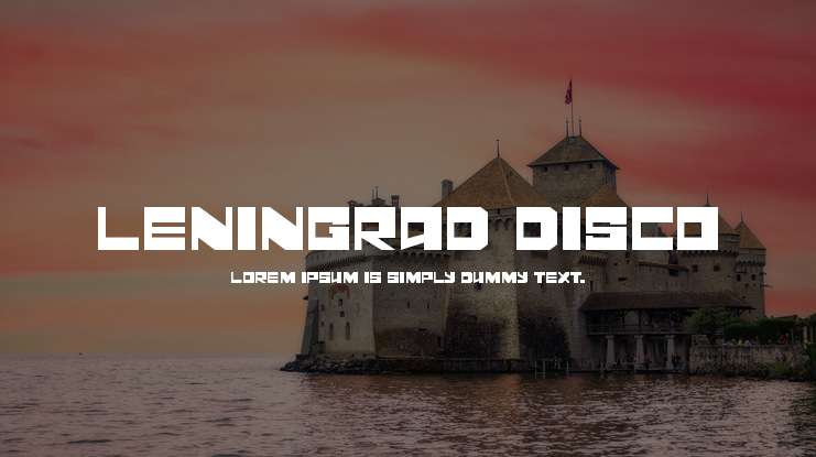 Leningrad Disco Font