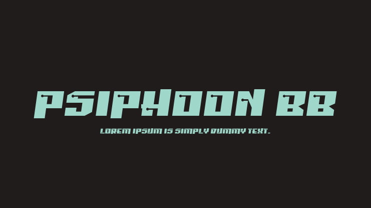 Psiphoon BB Font