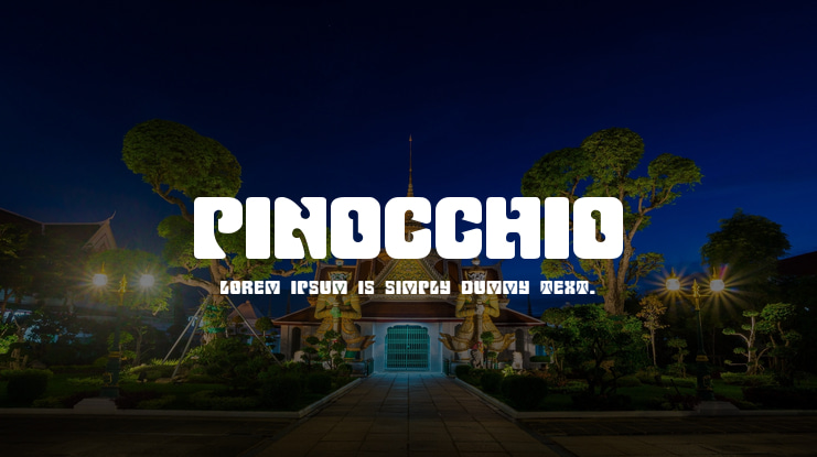 Pinocchio Font