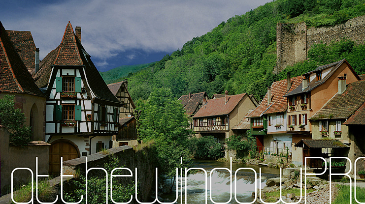 atthewindowPRO Font