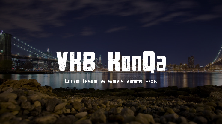 VKB KonQa Font Family