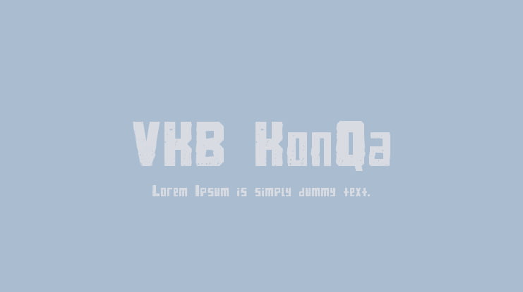 VKB KonQa Font Family