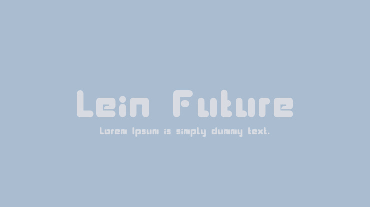 Lein Future Font