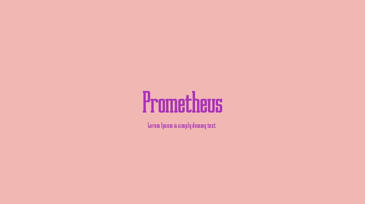 Prometheus Font