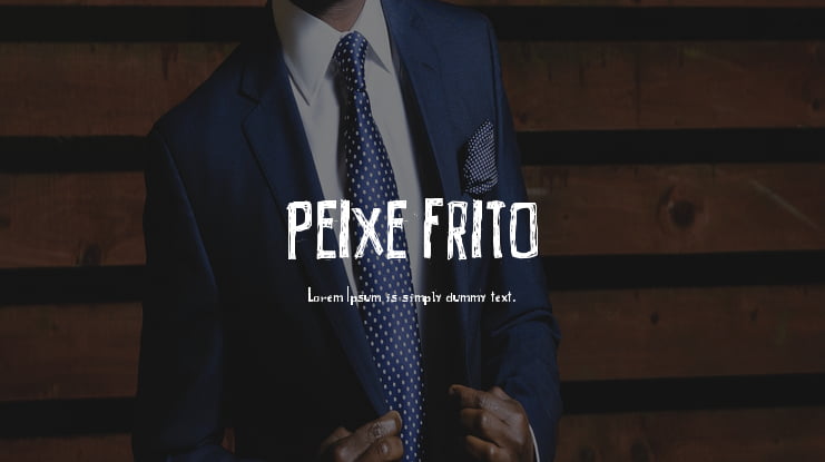 PEIXE FRITO Font