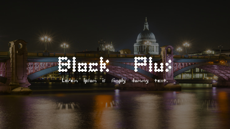 Block Plus Font