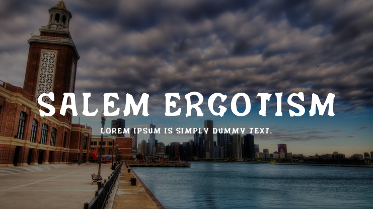 Salem Ergotism Font