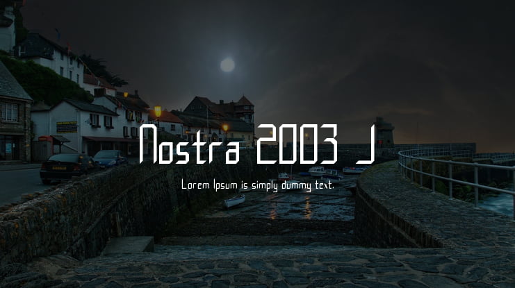 Nostra 2003 J Font