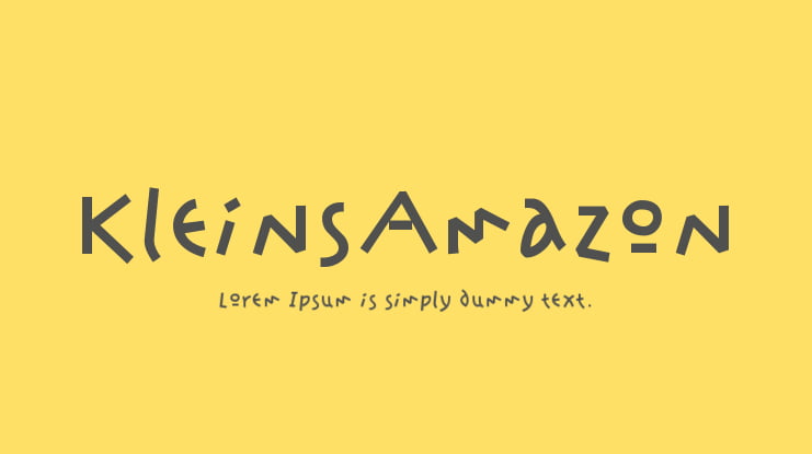 KleinsAmazon Font