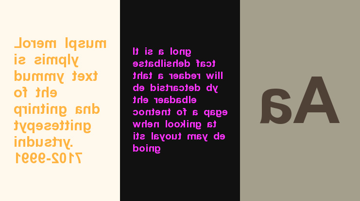 PRMirror Font