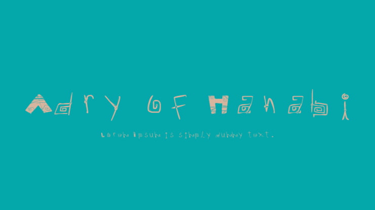 Adry of Hanabi Font