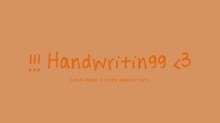 !!! Handwritingg <3 Font