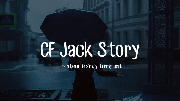 CF Jack Story Font