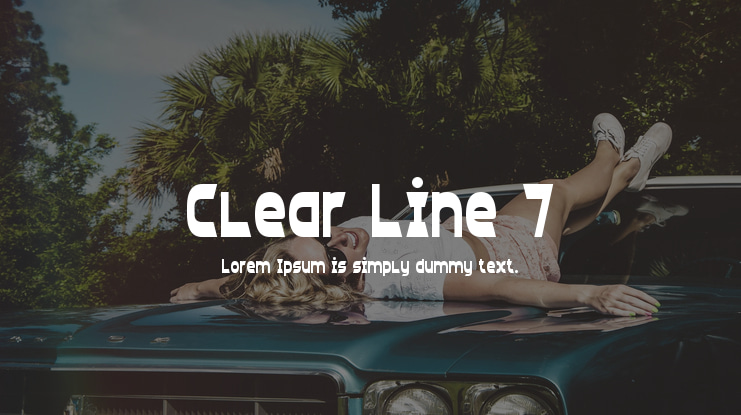 Clear Line 7 Font