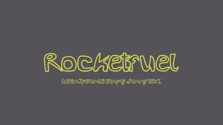 Rocketfuel Font