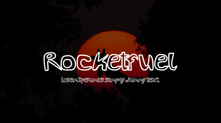 Rocketfuel Font