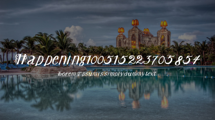Happening100515223705854 Font