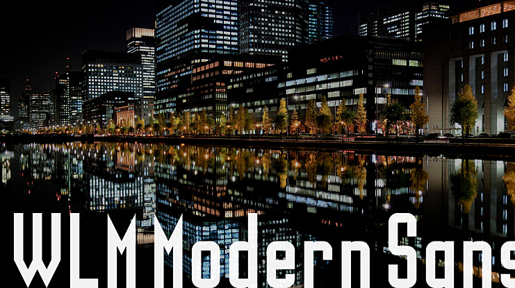 WLM Modern Sans Font