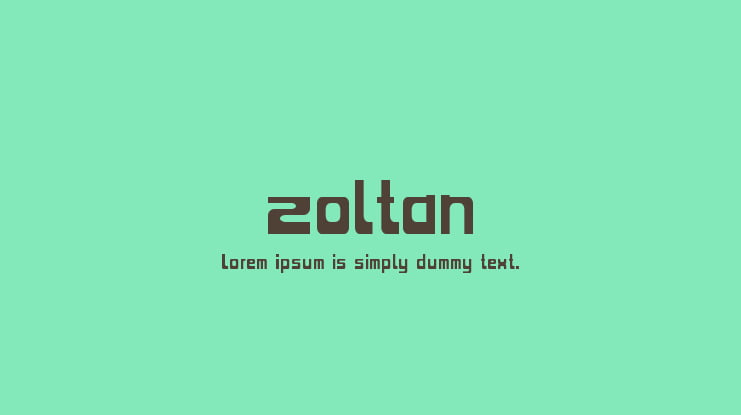 Zoltan Font
