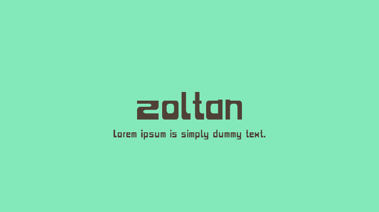Zoltan Font