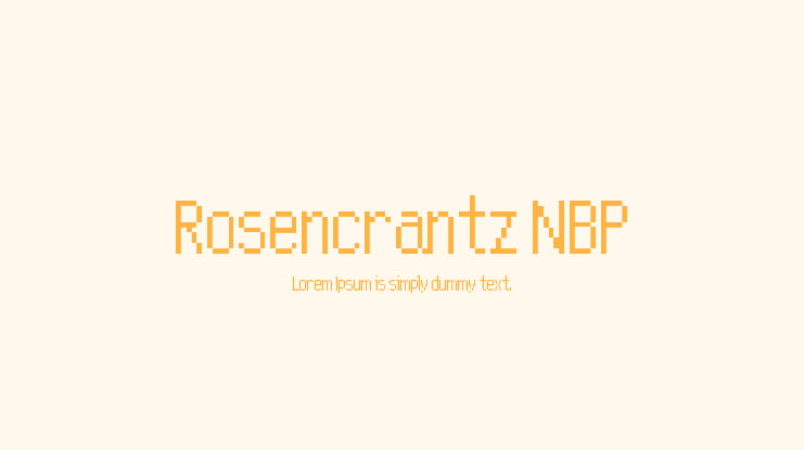 Rosencrantz NBP Font