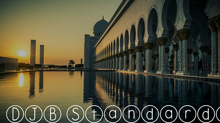 DJB Standardized Test Font