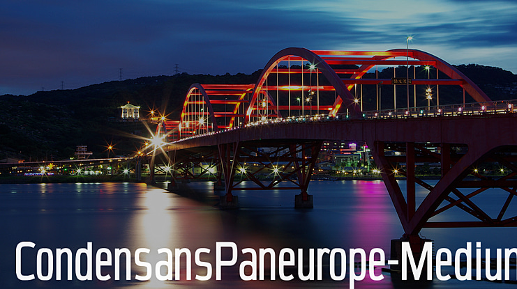 CondensansPaneurope-Medium Font Family