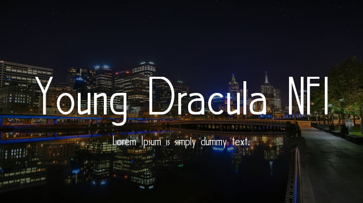 Young Dracula NFI Font