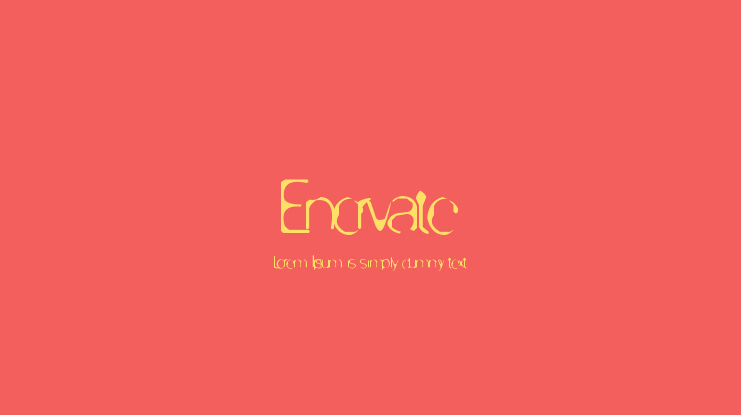 Enervate Font