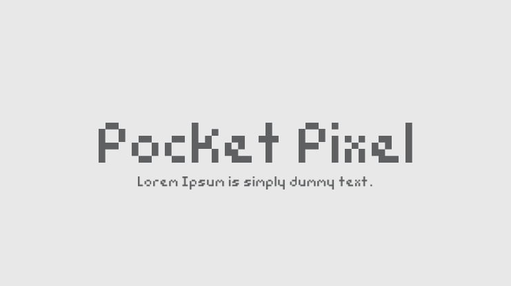 Pocket Pixel Font