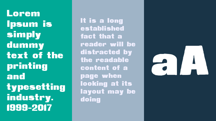 Fette Steinschrift Font