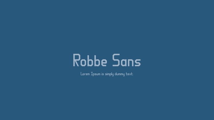Robbe Sans Font