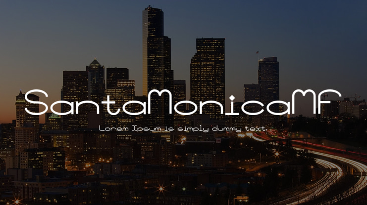 SantaMonicaMF Font