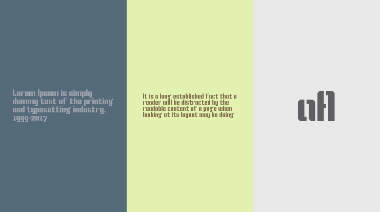 KING SANS STENCIL Font