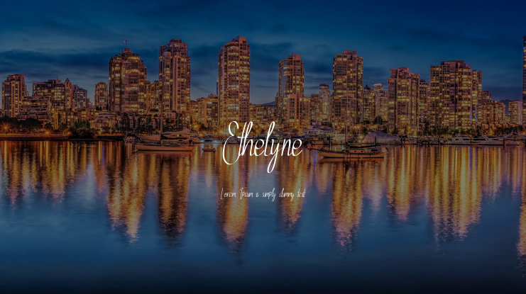 Ethelyne Font Family