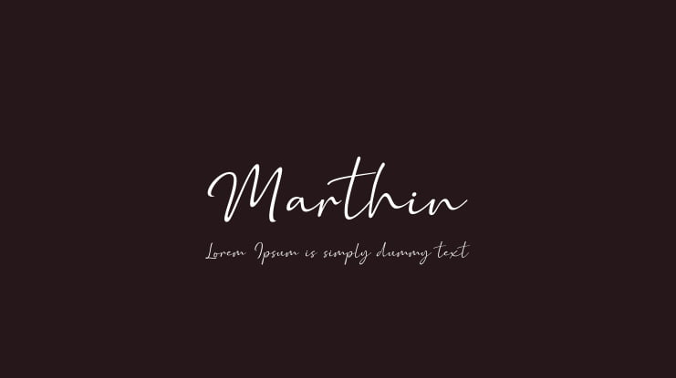 Marthin Font