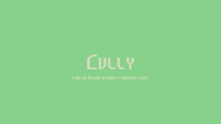 Cully Font Family