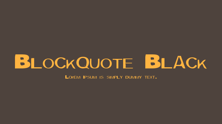 Blockquote Black Font