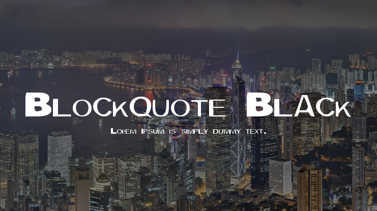 Blockquote Black Font