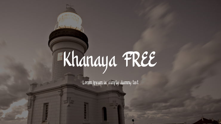 Khanaya FREE Font